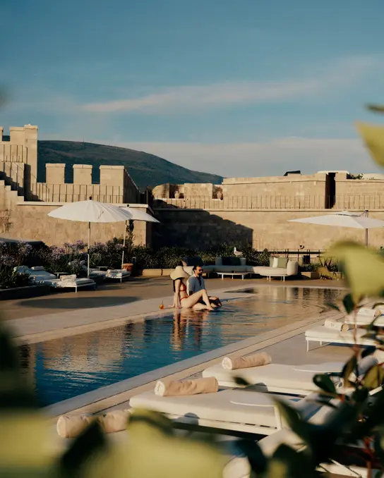 Mamula Island Pool Deck Boka Bay MAF
