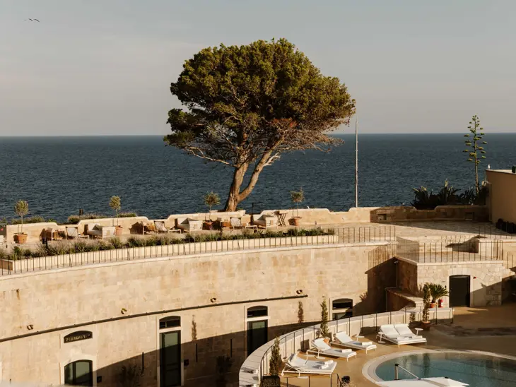 Pool Deck Mamula Island Boka Bay Montenegro 01