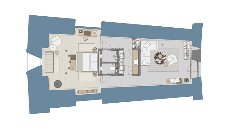 Mamula Island Hotel Kotor Bay Montenegro Sky Room White